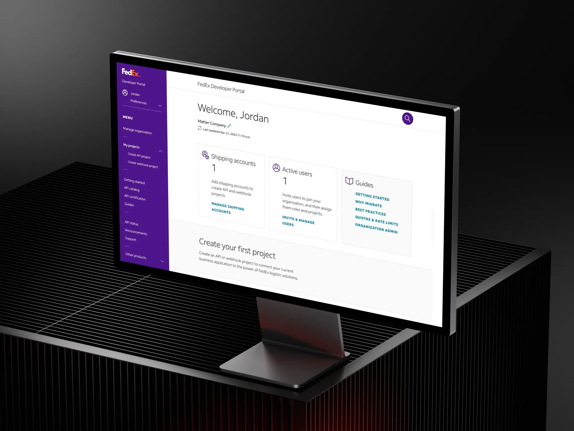 API status overview